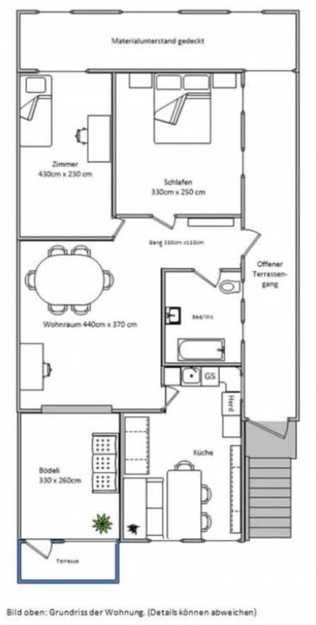 Schoene Ferienwohnung Mit Seeblick Thun Exteriör bild